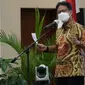 Menteri Kesehatan RI Budi Gunadi Sadikin menandatangani Nota Kesepahaman tentang pembinaan dan pengawasan pemanfaatan tenaga nuklir bidang kesehatan di Gedung Kemenkes, Jakarta, Jumat, 16 April 2021. (Dok Kementerian Kesehatan RI)