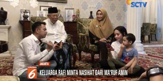 Keluarga Raffi Ahmad Minta Nasihat kepada Ma'ruf Amin