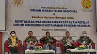 Rembuk Nasional Asosiasi Peternak Ayam Petelur ini mengusung tema Revitalisasi Peternakan Rakyat Ayam Petelur untuk Mendukung Ketahanan Pangan Nasional.