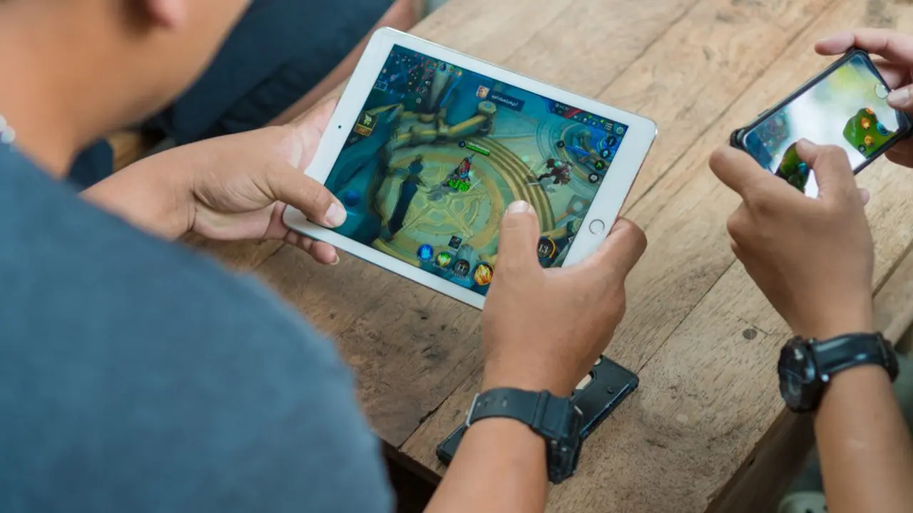 Ilustrasi mabar game online
