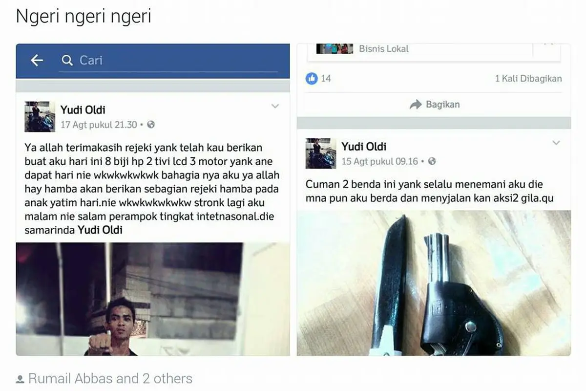 [Bintang] Perampok narsis