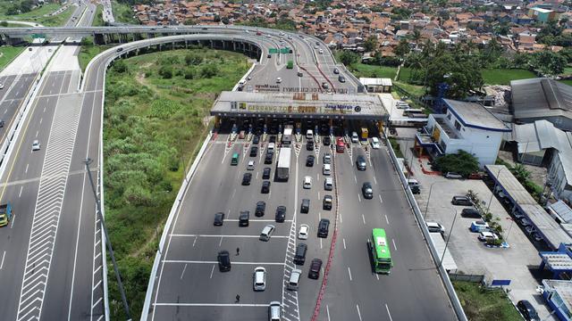 Ilustrasi bahu jalan di tol