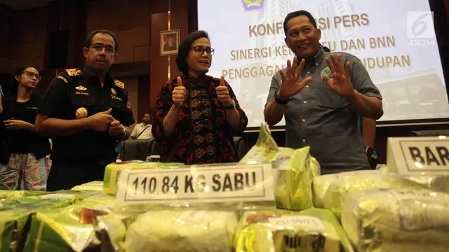 110 Kg Sabu dan 18 Ribu Butir Ekstasi Diamankan BNN