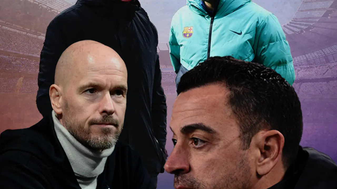 Liga Europa - Erik Ten Hag dan Xavi