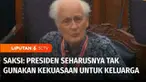 Guru Besar Filsafat, Franz Magnis Suseno hadir sebagai saksi dalam Sidang Sengketa Hasil Pemilihan Presiden. Menurut saksi, dalam konteks pemilu, Presiden seharusnya tidak boleh menggunakan kekuasaannya demi keuntungan pribadi atau keluarganya.