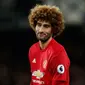 Gelandang Manchester United asal Belgia, Marouane Fellaini. (Reuters/Andrew Yates)