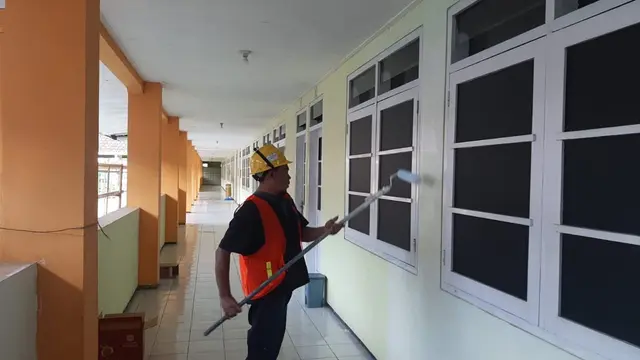Kementerian PU mempercepat penanganan rehabilitasi/renovasi sarana prasarana program Sekolah Rakyat Tahap I. (Foto: Kementerian PU)