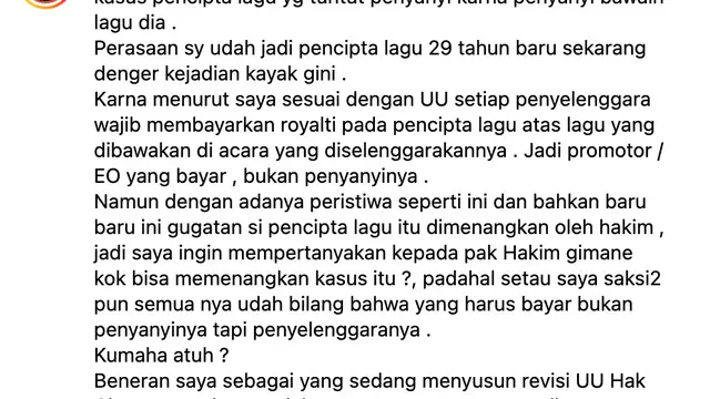 Unggahan Melly Goeslaw. (Foto: Dok. Instagram @melly_goeslaw)