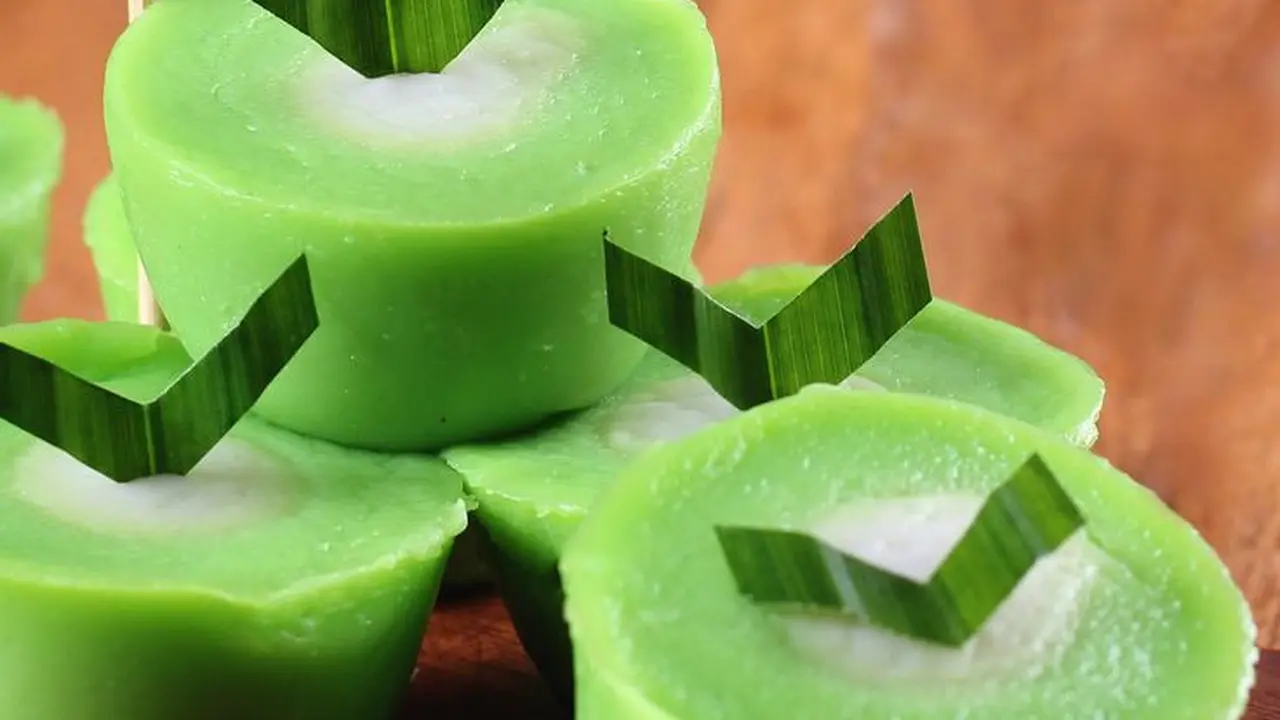 Kue Talam Pandan.