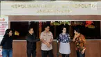Kabid Humas Polda Metro Jaya Kombes Pol Argo Yuwono (tengah) bersama Tim Amnesty Internasional Indonesia bersiap memberikan keterangan usai menemui Kapolda Metro Jaya Irjen Gatot Eddy Pramono di Polda Metro Jaya, Jakarta, Selasa (9/7/2019). (Liputan6.com/Immanuel Antonius)