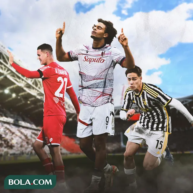 Liga Italia - Pemain Muda Liga Italia: Valentin Carboni, Joshua Zirkzee, Kenan Yildiz