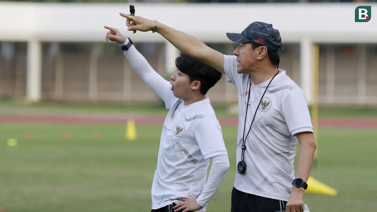 Foto: Shin Tae-yong Genjot Latihan Timnas Indonesia U-19 Jelang Piala AFF U-19 2022
