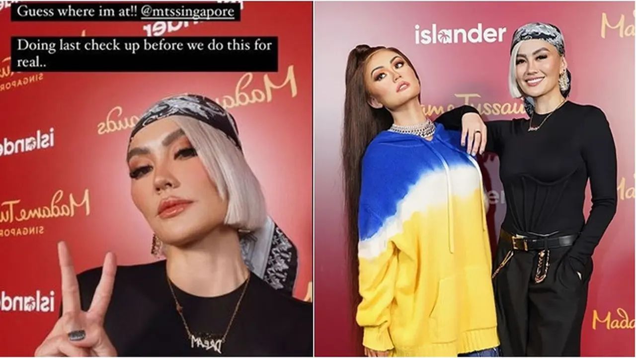 6 Momen Agnez Mo Hadiri Peluncuran Patung Lilinnya di Museum Madame Tussauds