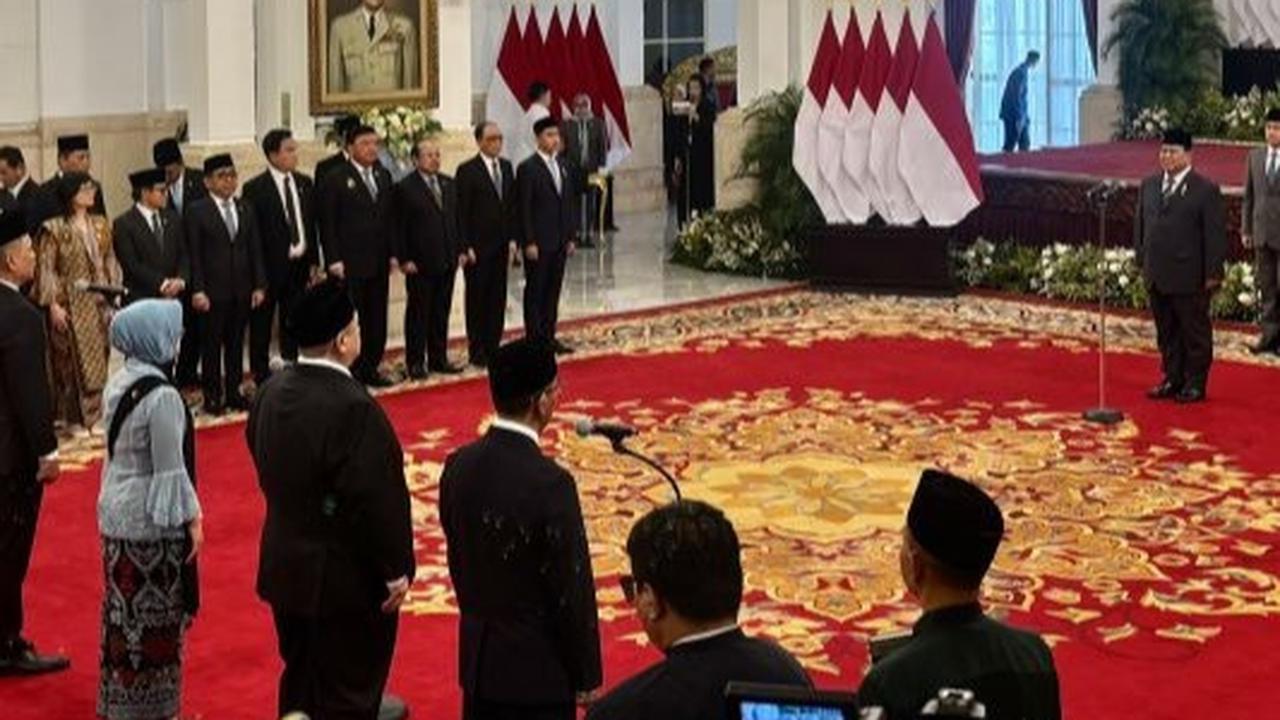 Prabowo Lantik Nugroho Sulistyo Budi sebagai Kepala BSSN