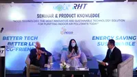 Seminar &amp; Product Knowledge bertajuk 'NCCO Technology, The Most Innovative and Suistainable Technology Solution for Purifiying Indoor Air Polutants Today' di Ayana Hotel Mid Plaza Jakarta, Selasa (18/10/2022). (Ist)