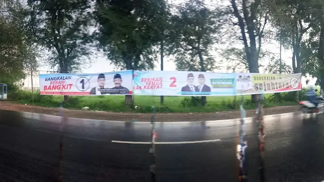 Spanduk Paslon Bupati Bangkalan