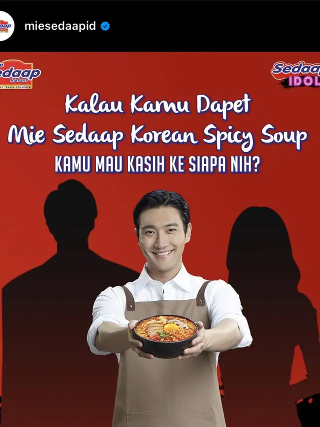 Siwon Brand Ambassador Mie Sedaap