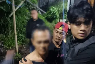 Pria Berkapak yang Ngamuk Usai Diduga Lecehkan Wanita di Sukabumi (Fira Syahrin/Liputan6.com)