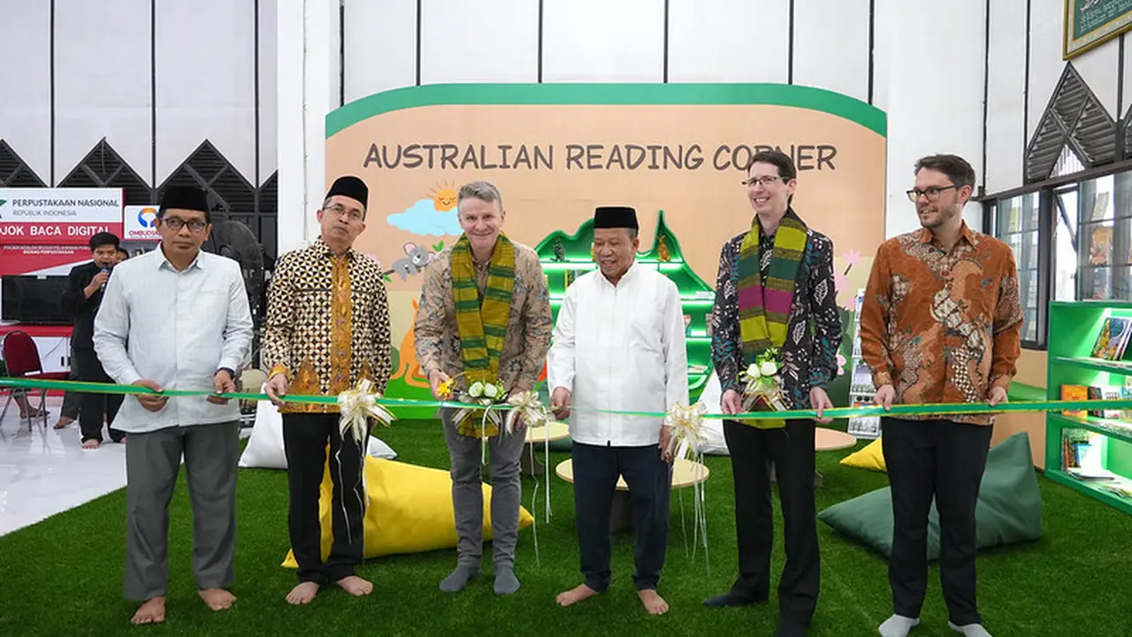 Peresmian Australian Reading Corner di Makassar oleh Dubes Australia Jumat (24/7/2026) (Dok: Kedubes Australia)