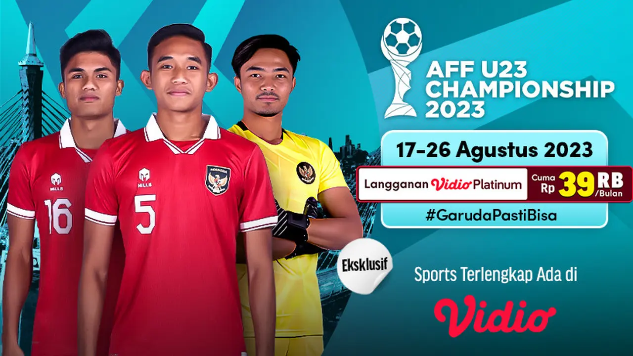 Jadwal Live Streaming AFF U-23 Championship 2023 di Vidio