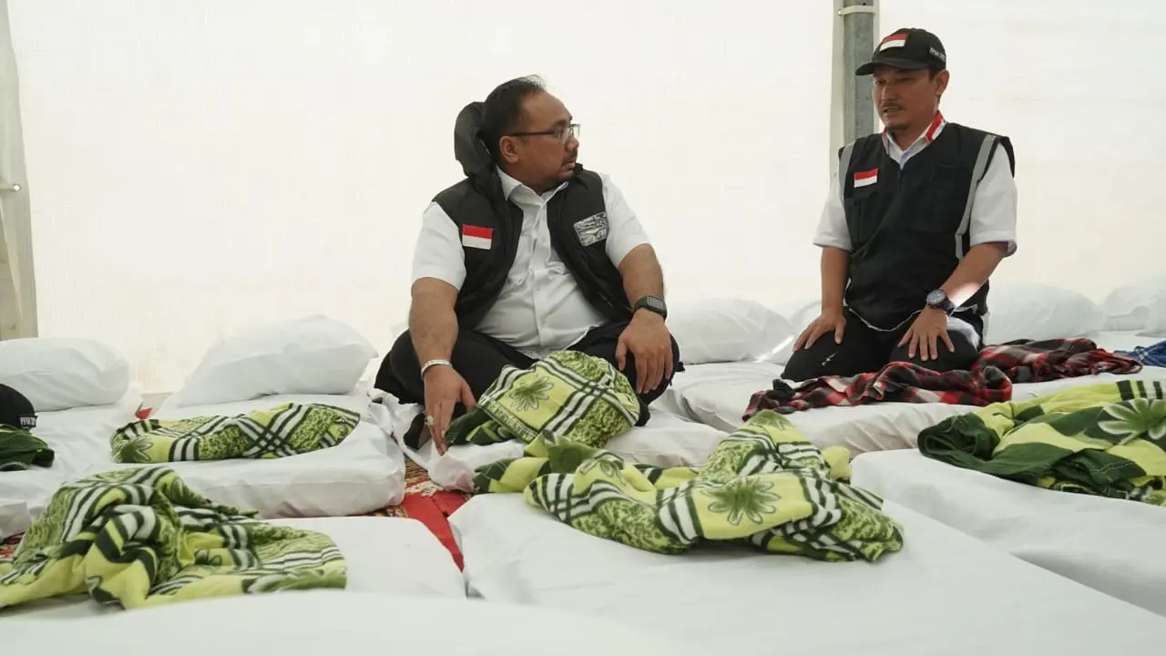 Menteri Agama (Menag) Yaqut Cholil Qoumas menyambangi Mina, Rabu (6/7/2022) dokumentasi MCH