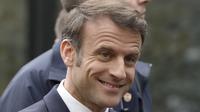 Perjalanan dua hari Macron ke Amsterdam dan Den Haag adalah kunjungan kenegaraan pertama oleh seorang pemimpin Prancis sejak Jacques Chirac 23 tahun lalu. (AP Photo/Peter Dejong)