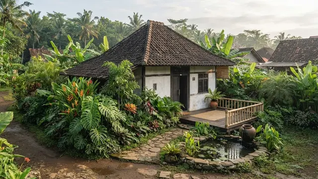 Taman Tropis Mungil Pembawa Kesegaran