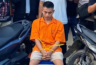 Begal pelaku pembunuhan siswa SMK di Lampung. (istimewa)