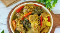 Gangan Asam Iga Sapi Daun Kedondong Khas Kutai. (dok. Cookpad/@Alodia_Kitchen)