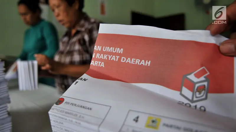 1.551 Surat Suara di KPU Jakarta Pusat Rusak