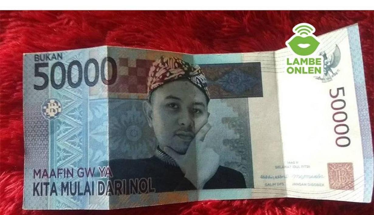 Ini uang model baru ya? (Source : instagram.com/lambeonlen)