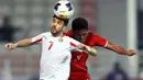 Gol Komang Teguh di menit ke-85 menutup pesta gol timnas Indonesia U-23 ke gawang Yordania. (KARIM JAAFAR/AFP)