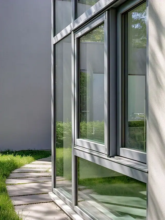 Model Jendela Aluminium Casement/Via Meta AI