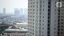 Suasana deretan unit apartemen di Jakarta, Selasa (28/7/2020). Tingkat hunian apartemen sewa pada kuartal II tahun ini berada di kisaran 66 persen hingga 67 persen. (Liputan6.com/Faizal Fanani)
