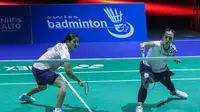 Ganda putri Indonesia&nbsp;Febriana Dwipuji Kusuma/Amallia Cahaya Pratiwi lolos ke babak 16 besar&nbsp;Swiss Open 2025. Ana/Tiwi mengalahkan Agathe/Kathell 21-9 dan 21-13 di St.Jakobshalle, Basel, Rabu (19/3) dini hari WIB.&nbsp;(foto: PBSI)&nbsp;