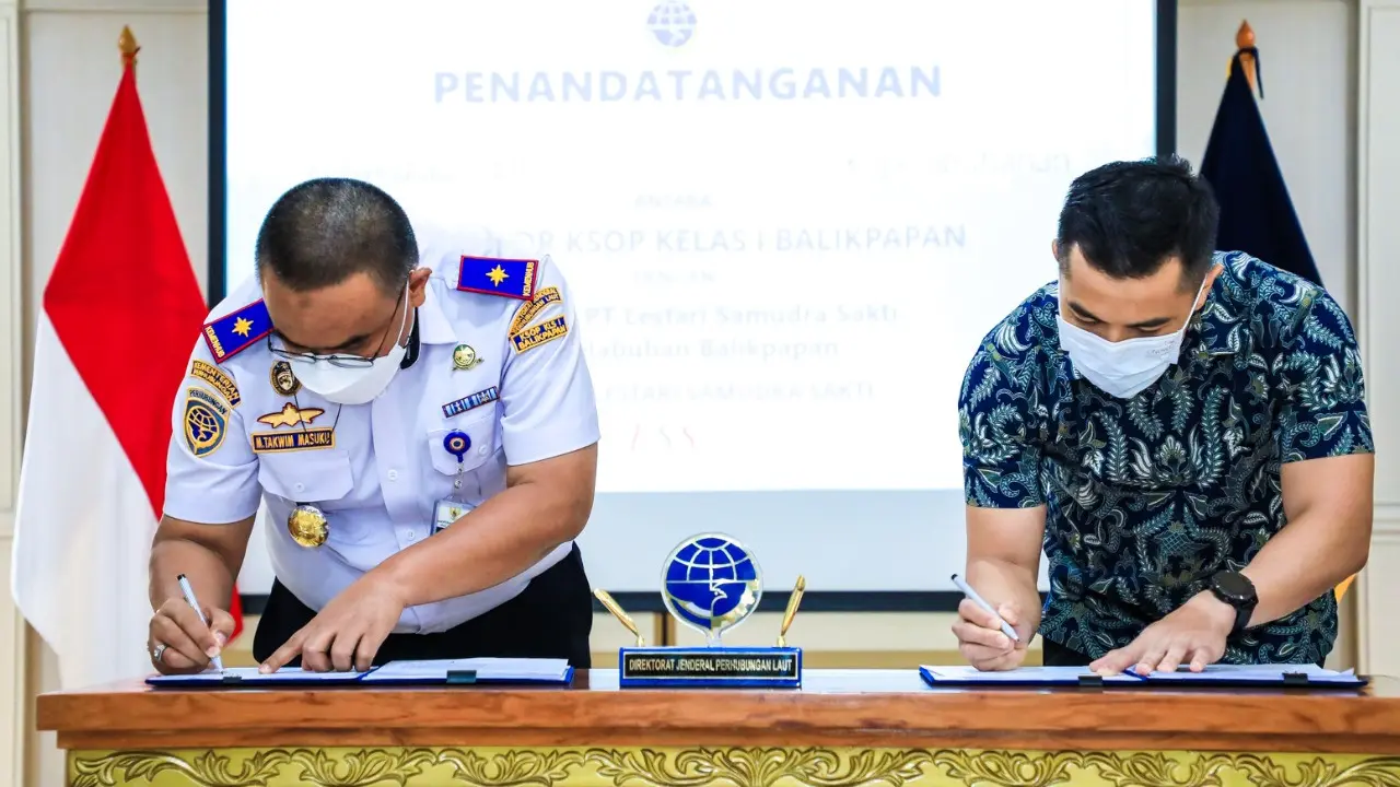 Pelabuhan Balikpapan, Kalimantan Timur akan menjadi salah satu pelabuhan penyangga logistik utama bagi pembangunan Ibukota Negara Baru atau IKN Nusantara