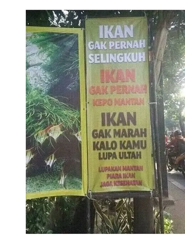 6 Spanduk Tulisan Selingkuh Ini Nyeleneh, Bikin Elus Dada