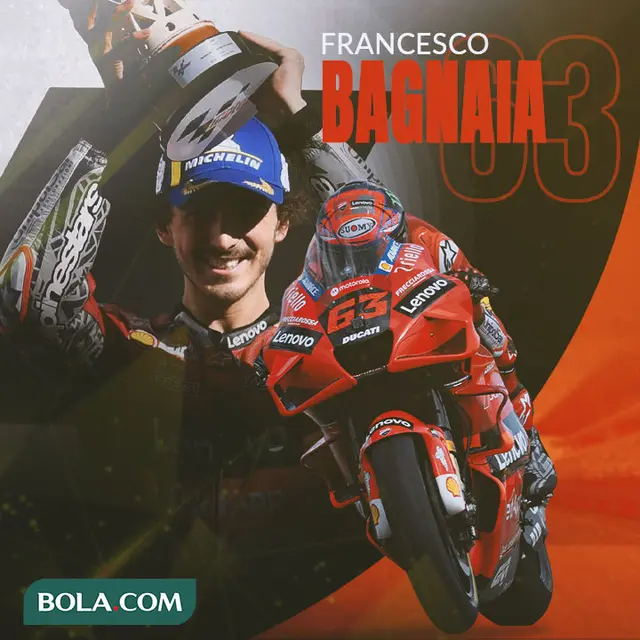 MotoGP - Ilustrasi Francesco Bagnaia
