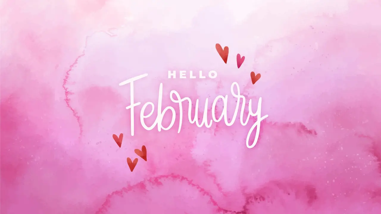 Ilustrasi bulan Februari