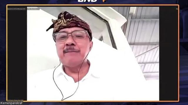 Kadispar Bali Tjok Bagus Pemayun di The Weekly Brief with Sandi Uno, Senin, 14 Agustus 2023