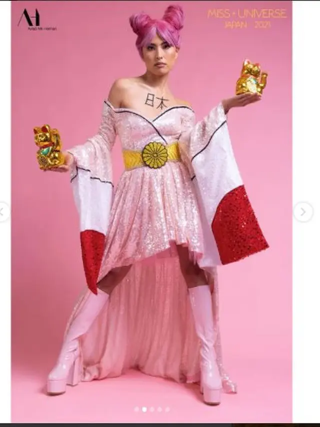Miss Universe Jepang Dituding Permalukan Negara, Pakai Kostum Nasional Mirip Kimono untuk Orang Meninggal