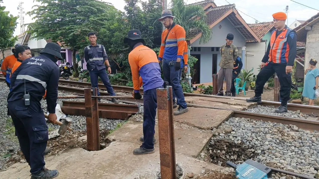 29 Perlintasan Liar Ditutup KAI di Lampung-Sumsel, Ini Dampaknya
