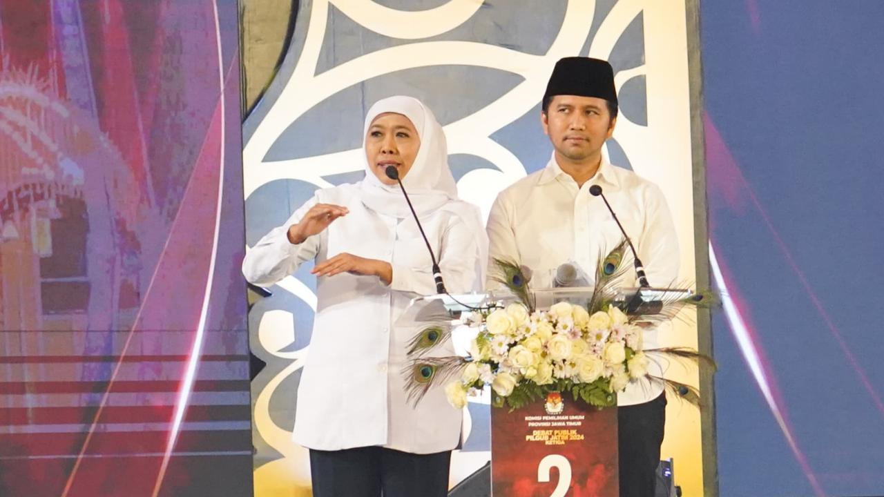 Quick Count LSI Denny JA Pilkada Jatim 93,33 Persen Suara: Khofifah 58,15%, Risma 33,37%, Luluk 8,48%