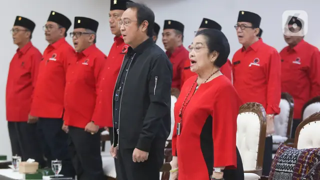 Megawati Lantik Pengurus Baru DPP PDIP