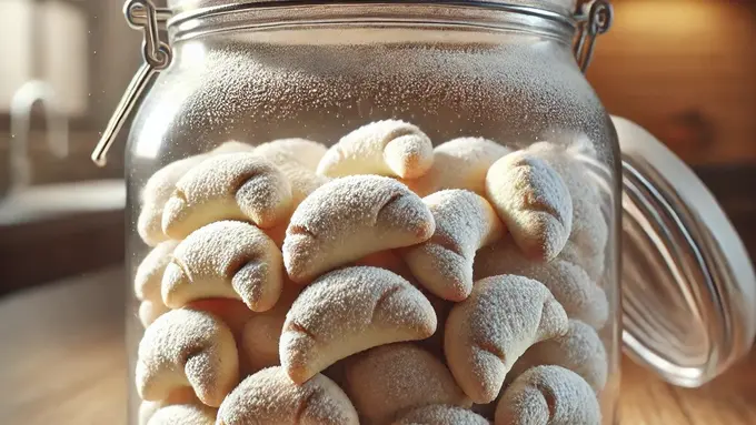 illustrasi kue bulan sabit