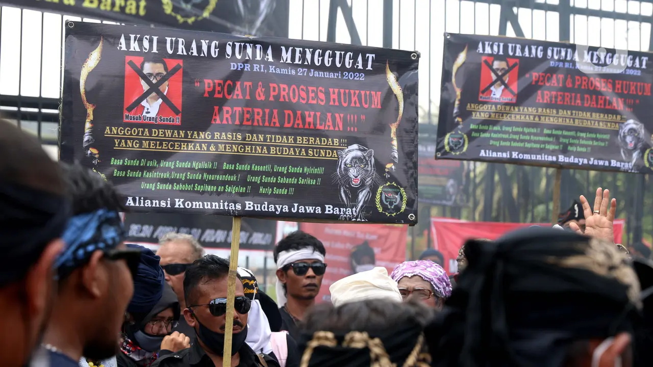 Masyarakat Sunda Desak DPR Copot Arteria Dahlan
