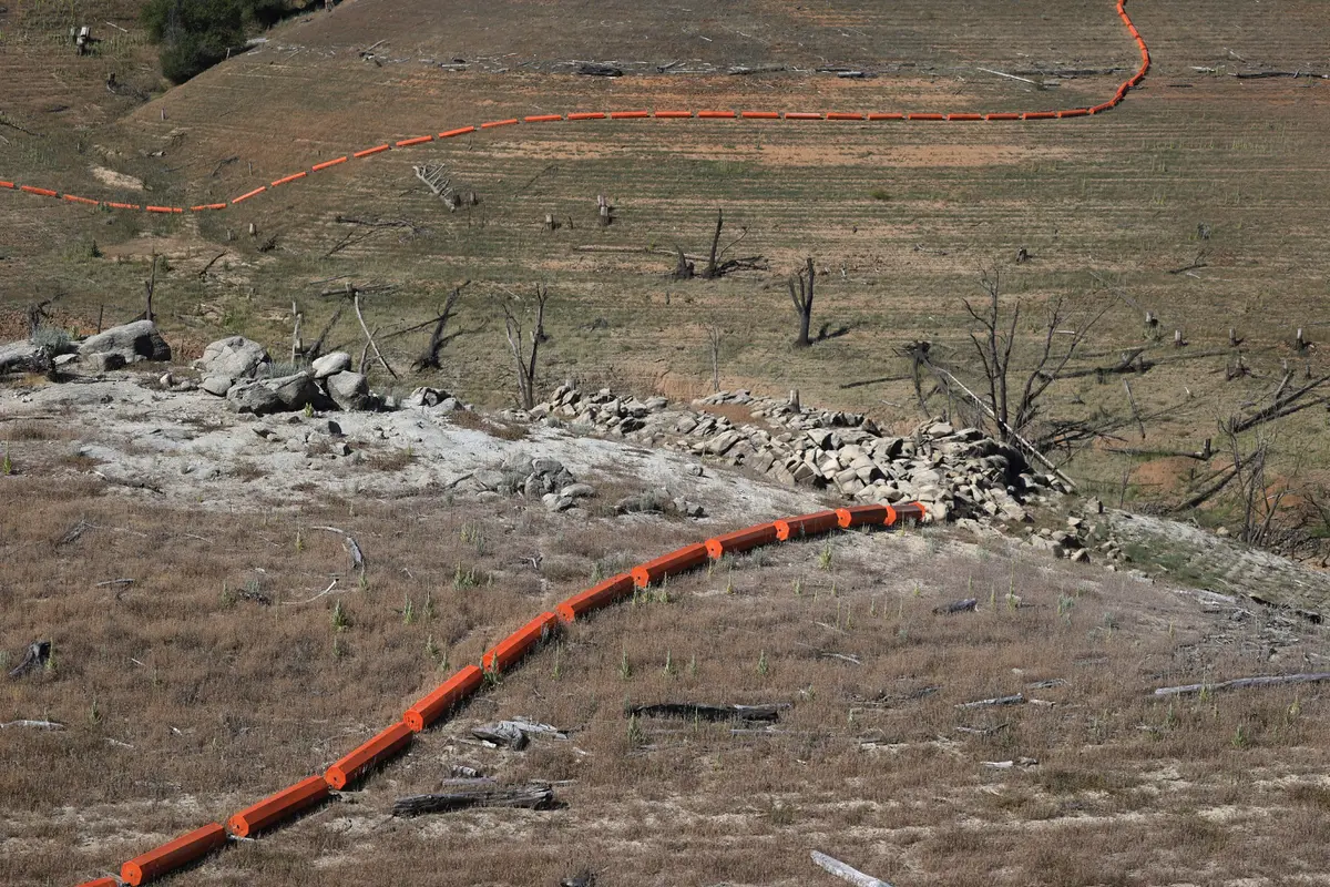 Kekeringan Ekstrem, Waduk Danau Oroville di California Terus Menyusut