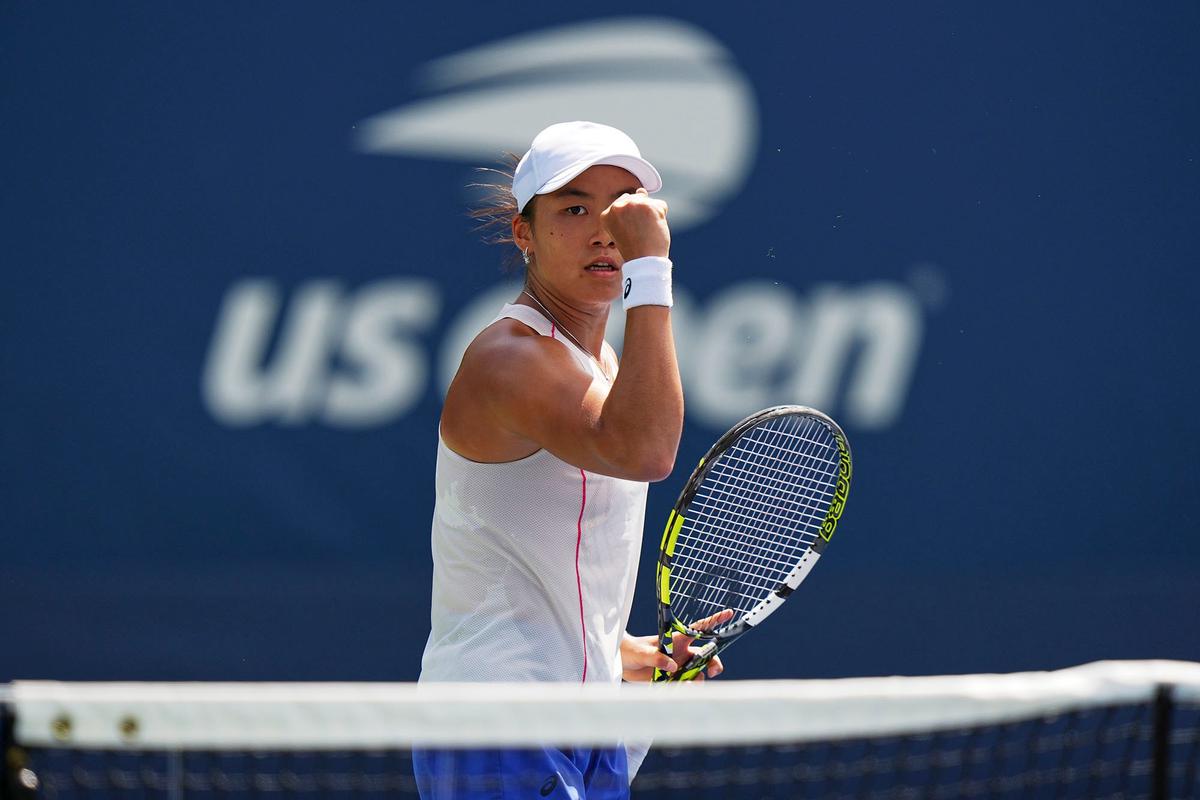 FOTO: Petenis Indonesia Janice Tjen Ukir Sejarah, Lolos ke Babak Kedua US Open 2025