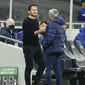 Lampard dan Mourinho terlibat dalam pertengkaran sengit saat pertandingan ((Matt Dunham/Pool via AP)