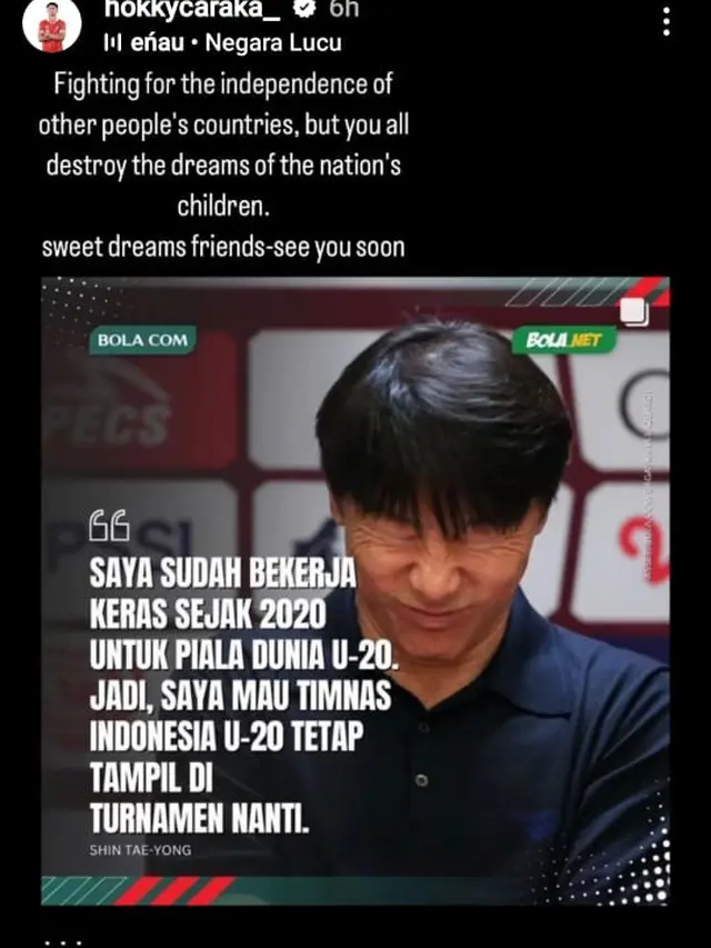 Hokky Caraka meluapkan kekesalan di Instagram
